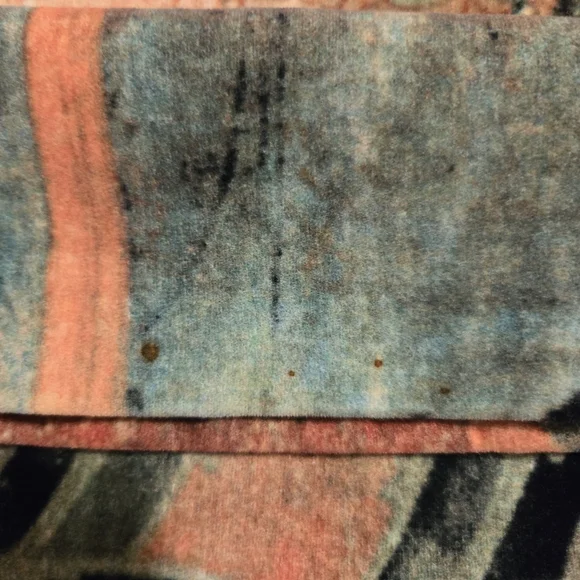 Vivienne Tam Vintage 90s Cotton Velvet Buddha Asian Midi Skirt - Picture 14 of 14